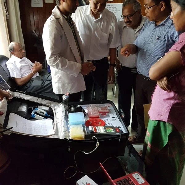 Demonstrating portable diagnostics